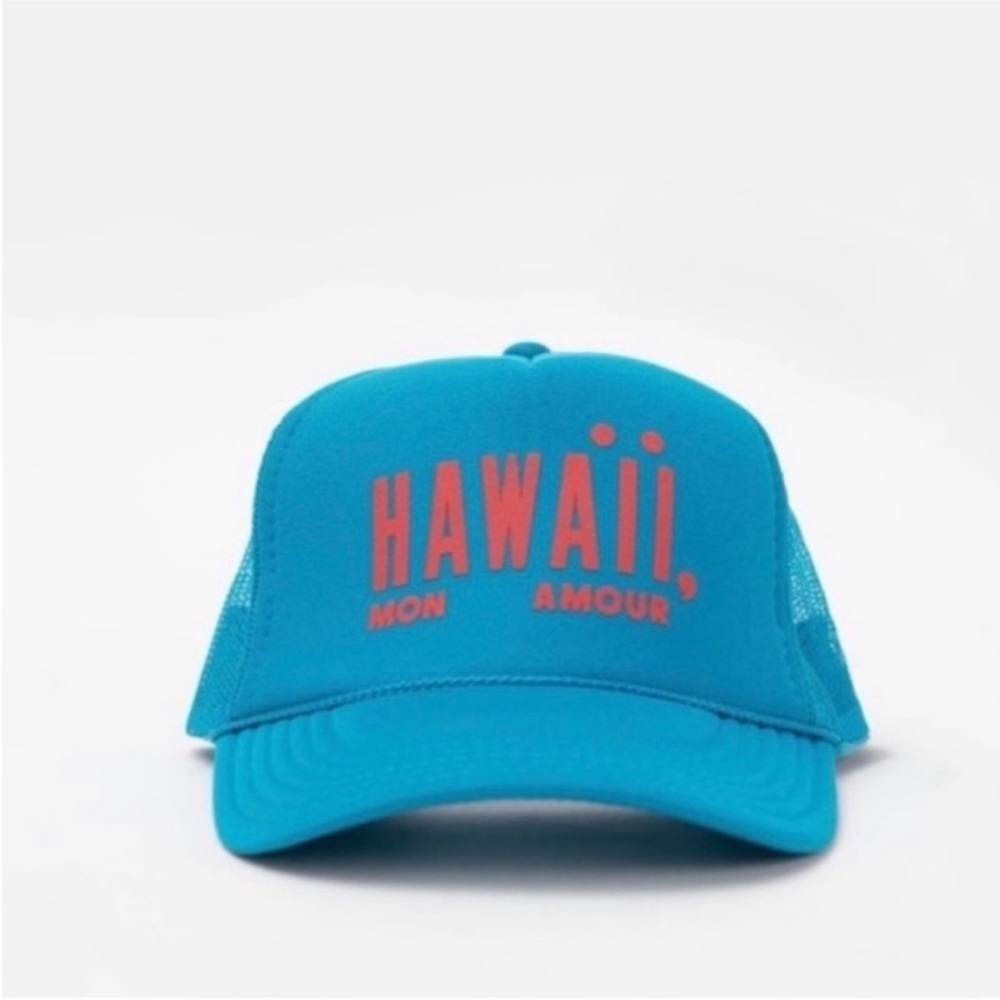 Clare V ‘Hawaii Mon Amour’ Trucker Hat - OS